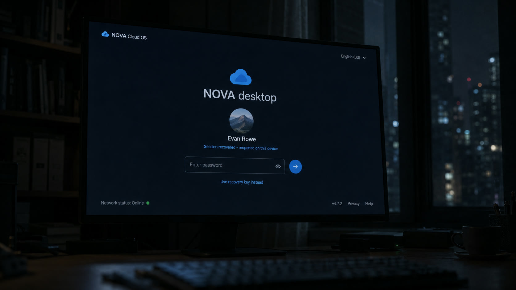 Inbox: Last Seen — NOVA desktop login